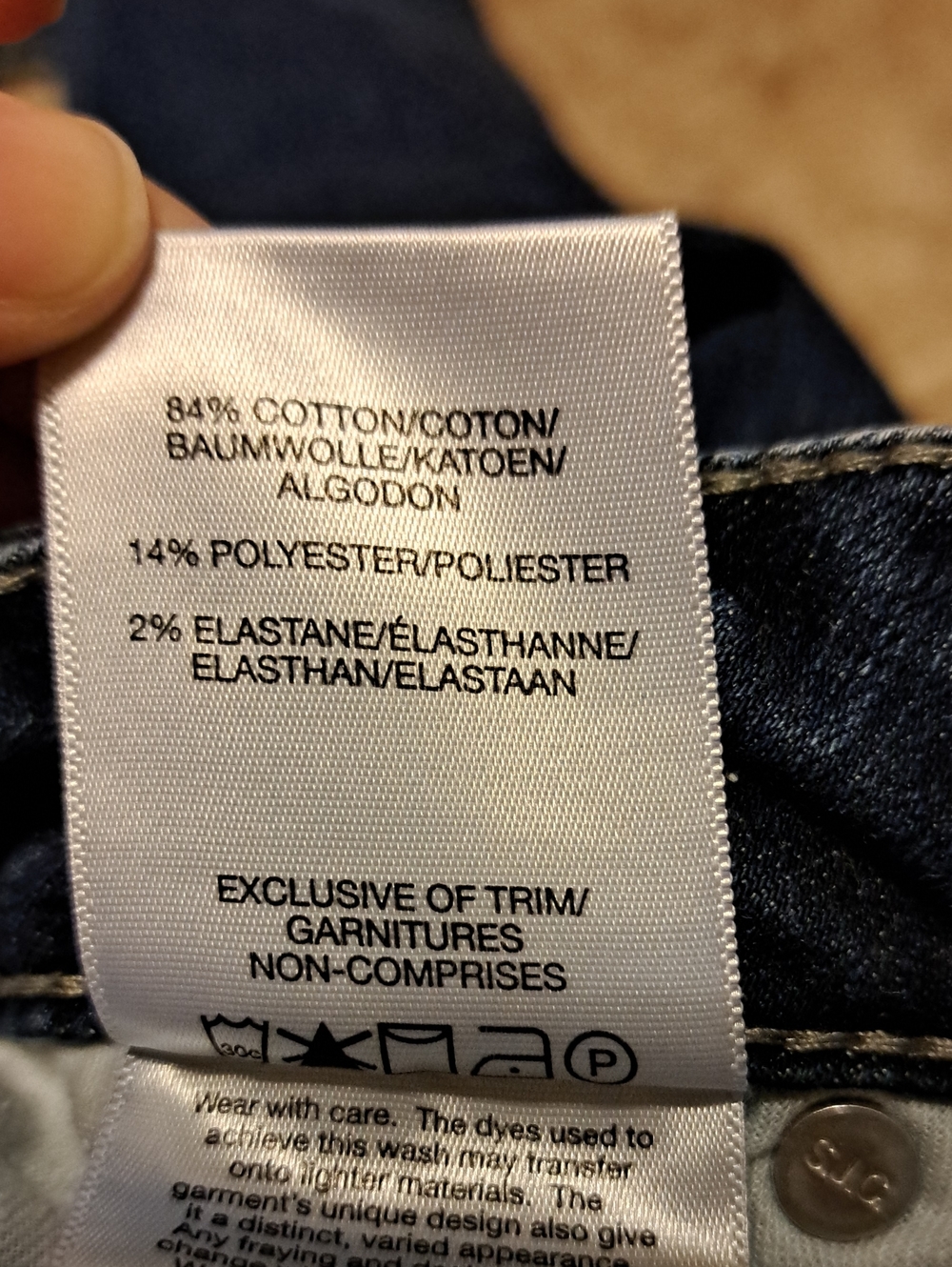 Size 29 Silver Jeans Dark Blue Skinny Stretch Capris - Picture 10 of 12